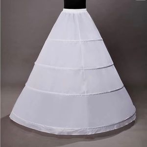 Women's 4-Hoop A-Line Floor Length dress Underskirt